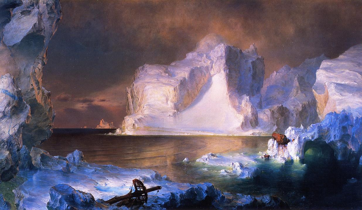 Frederic Edwin Church The Icebergs